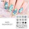 Шаблон для дизайна ногтей Fashion 027 Все виды звезд, дизайн изображения, шаблоны для штампов для ногтей, пластина для штамповки ногтей