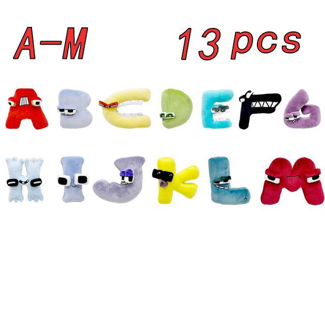 НОВЫЙ Плюшевый персонаж Alphabet Lore Кукла Каваи Мягкие игрушки Животные для Детей Рождественские Подарки