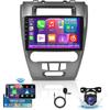 Car Radio for Ford Fusion Mondeo Mustang 2009-2012 10.1 Inch IPS Touchscreen Android Stereo - Wireless Carplay and Android Auto - DSP/GPS/WiFi