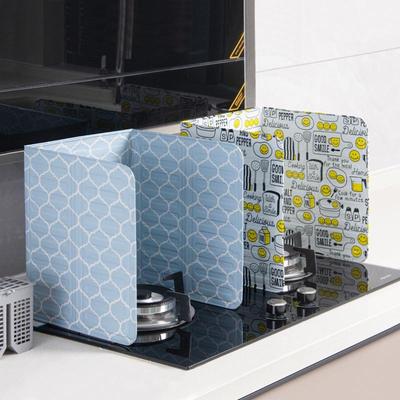 Складной кухонный экран от брызг масла: Жаростойкая, Защищающая от брызг, Водонепроницаемая Доска из алюминиевой фольги для плиты и столешницы