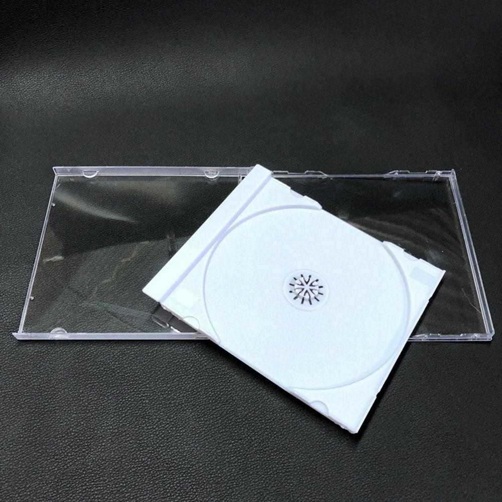 Anti-scratch CD Protective Case Translucency Single Disc Storage Album Box Disc CD Box  DVD Case