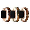 Ремешки Nibada для Apple Watch (3 Типы) Винтажные кожаные ремешки 50 13 8 7 Se 6 5 4 3 2 1-го поколения 38 40 41 мм