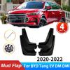For BYD Tang EV DM DMI 2022    Mud Front Rear Anti-splash Upgrade Mudguards Fender Mudflap Car