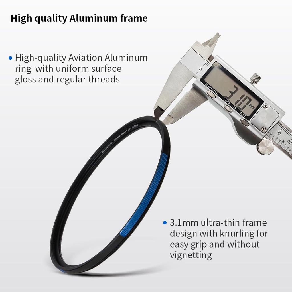 Haida Bluestone UV Filter - Anti-vibration (82mm)