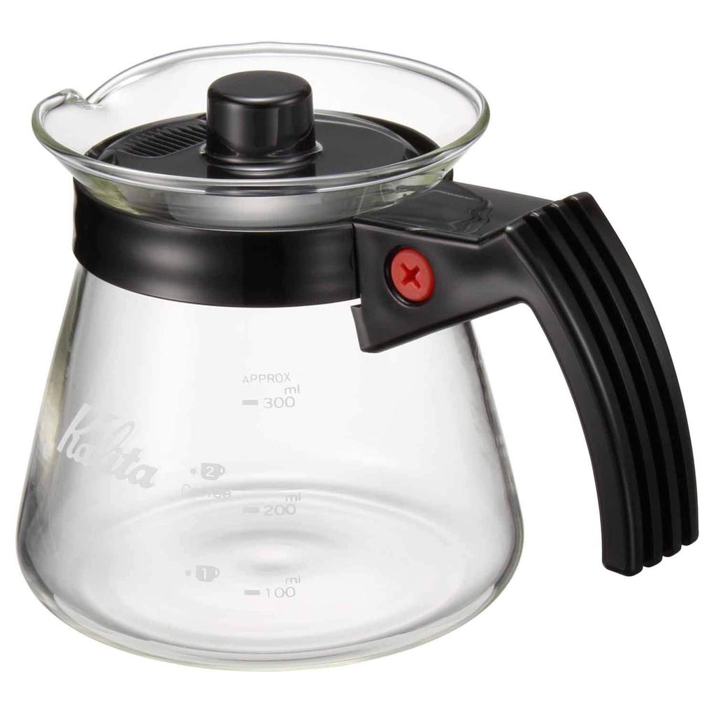 Kalita Кофейный сервиз, термостойкое стекло, 300 мл, на 1-2 персоны, № 31203, можно использовать в микроволновой печи, в комплекте память, крышка, ручка из смолы, кофе