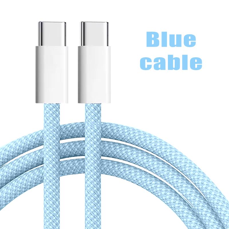 EONLINE 3.3FT 3D Original USB-C Fast Charger Cable for Apple iPhone 17 16 Pro Max 15 Pro Puls PD 60W USB-C Weaving Charging Data