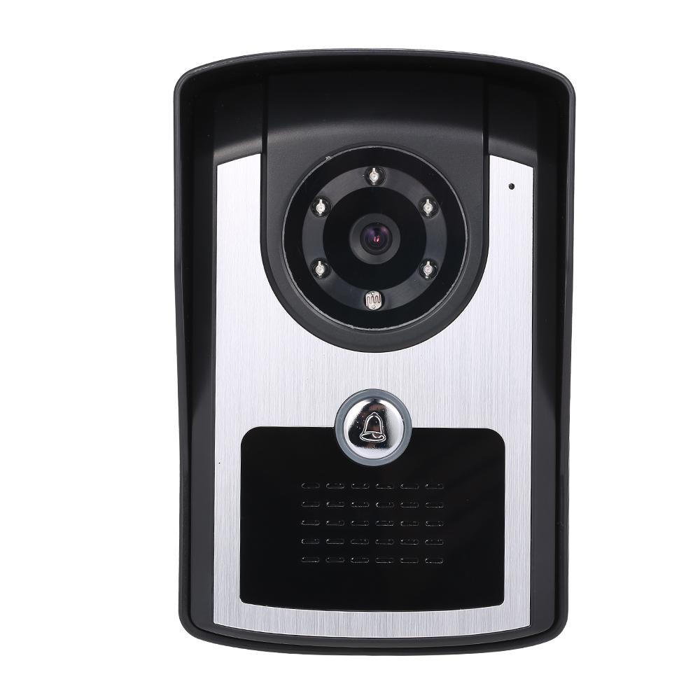 7 Inch Monitor HD Camera Video Door Phone Doorbell Intercom System IR Night Vision Wired Doorbell