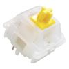 Переключатель Gateron Milky Yellow Pro со смазкой SMD RGB LED 5-контактный переключатель, совместимый с механической игровой клавиатурой MX, части KS-3 (72 Желтый)