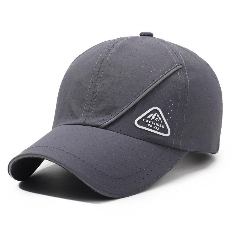 Summer Quick-Drying Sun Hat Men's Breathable Cap Multifunctional Reflective Strip Thin Baseball Cap