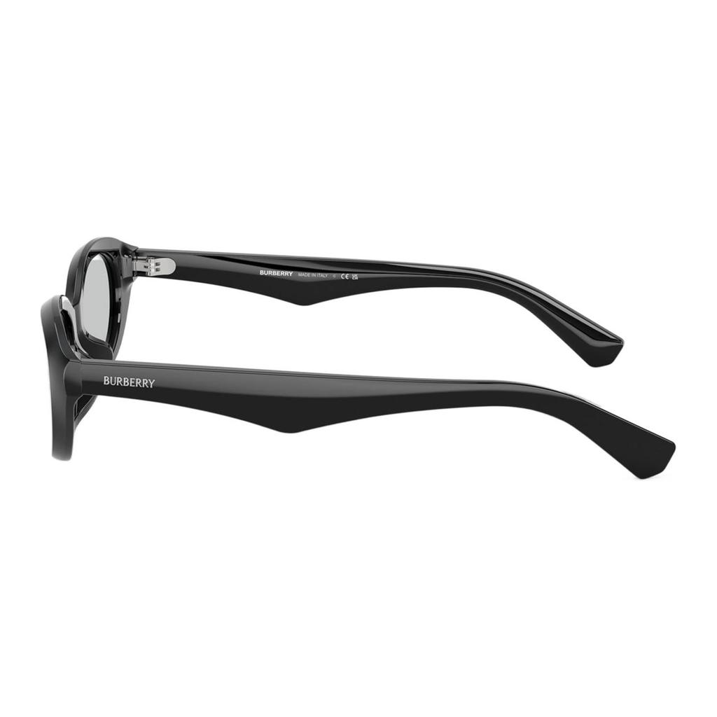 Burberry Full Frame Acetate Oval Sunglasses Women's Black