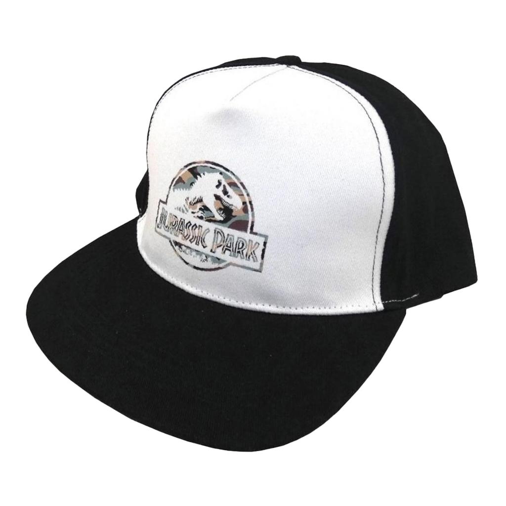 Jurassic Park Camo Logo Snapback Cap