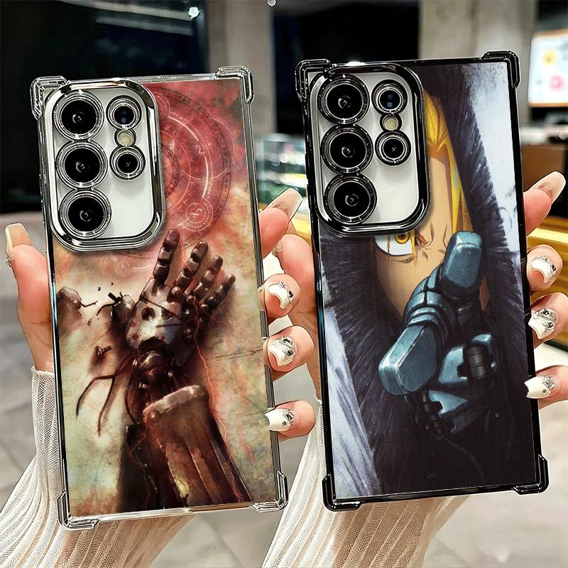 F-ullmetal A-Alchemist Аниме Покрытие Чехол для телефона Для Samsung Galaxy S24 S25 FE S26 Edge S23 Ultra S22 S21 Plus S20 Противоударный Aira