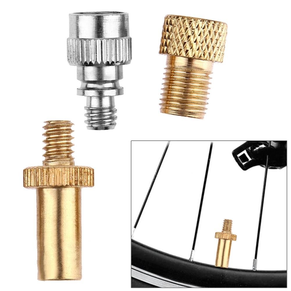 3pcs/set Bike Bicycle Presta to Schrader Valve Adapters+ Presta Valve Extension Wheel Tire Transfer Valve Adapter Bike Accessory Valve Stems 1