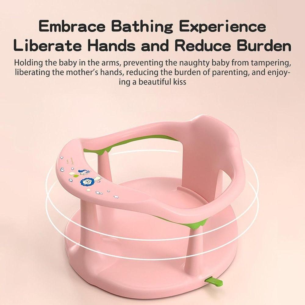 ПП + ПВХ детский стульчик для душа, предотвращение опрокидывания, сиденье для душа дошкольного возраста, детское сиденье для ванны, стул для ванной комнаты