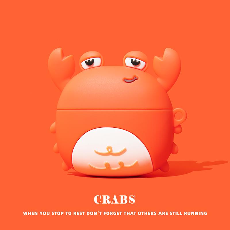 Чехол для наушников Cute Bear Hamburger для AirPods 4 Cover 2024, чехол для беспроводных наушников из силикона для AirPods Pro 2, зарядное устройство