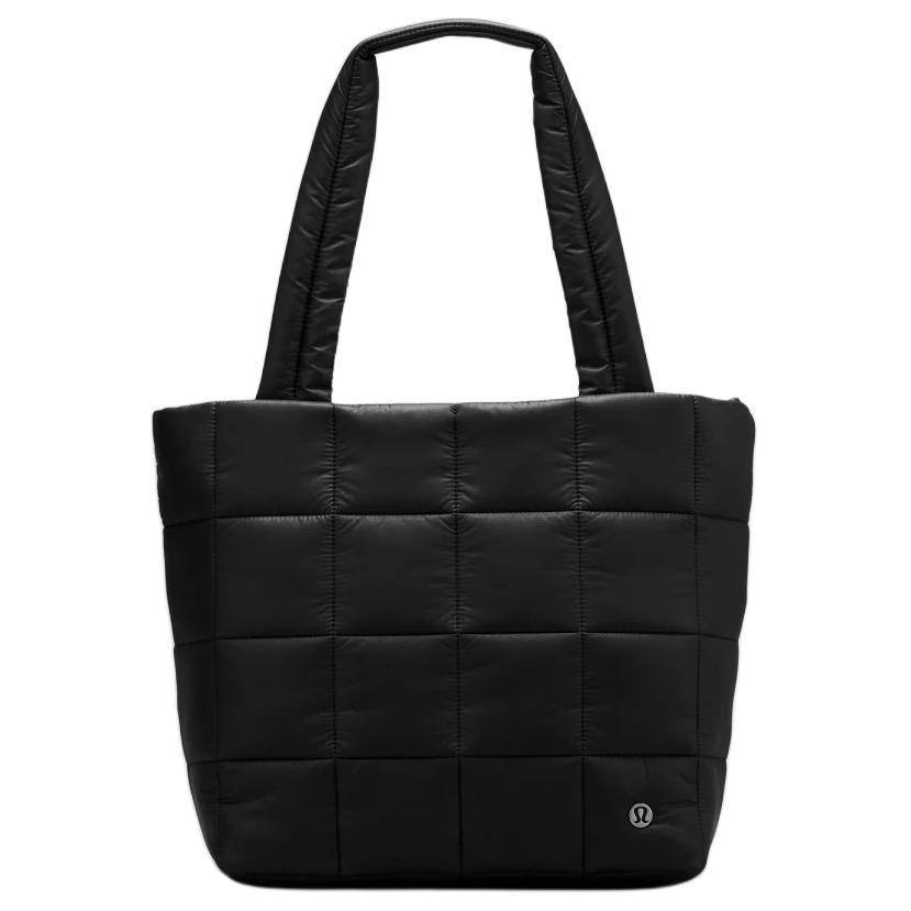 Lululemon Стеганая 12л Модная Повседневная Сумка-тоут на Молнии Женская тоут Черная LW9FKAS-0001