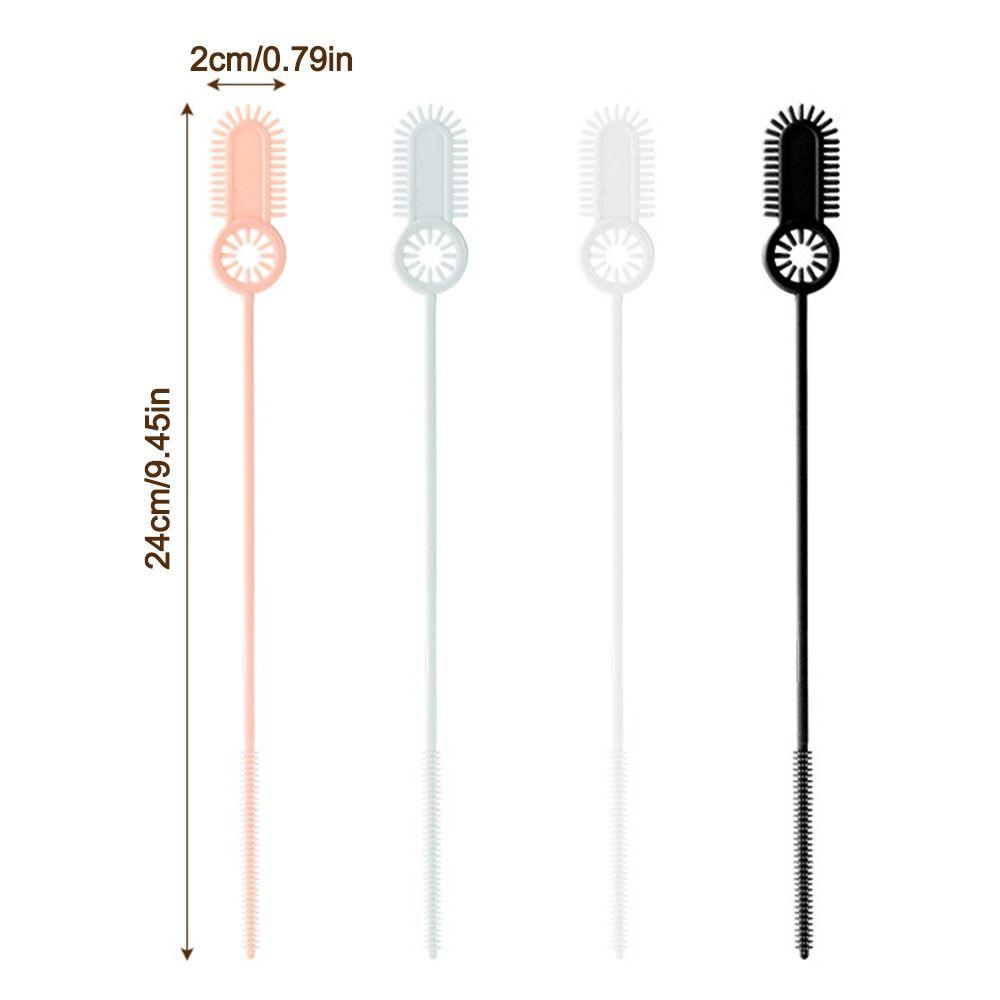 2Pcs Household Straw Cleaning Brush Long Gap Brush New Drinking Straw Cleaner Brush  Kitchen Gadgets