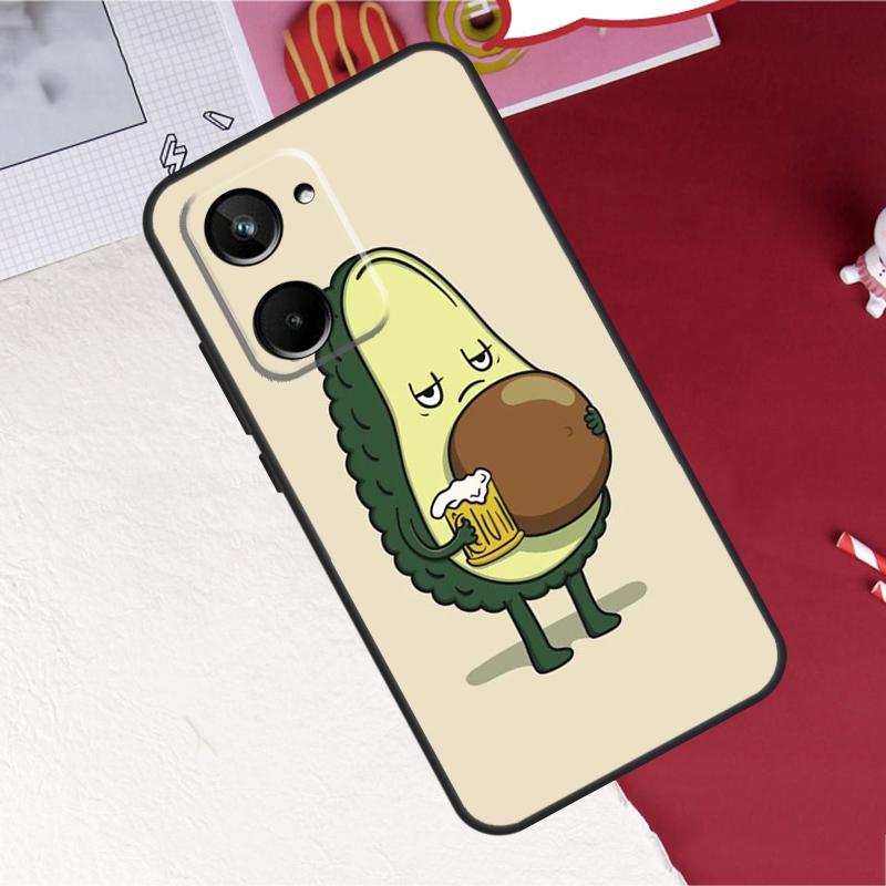 Cute Avocado Fruits For Realme GT7 Pro 15 10 11 12 13 14 Pro Plus C67 C65 C63 C61 C55 C53 C51 C35 C75 C71 Case