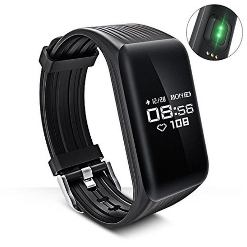 Многофункциональный фитнес-трекер K1 Смарт-браслет Монитор сердечного ритма в реальном времени IP68 Водонепроницаемые часы