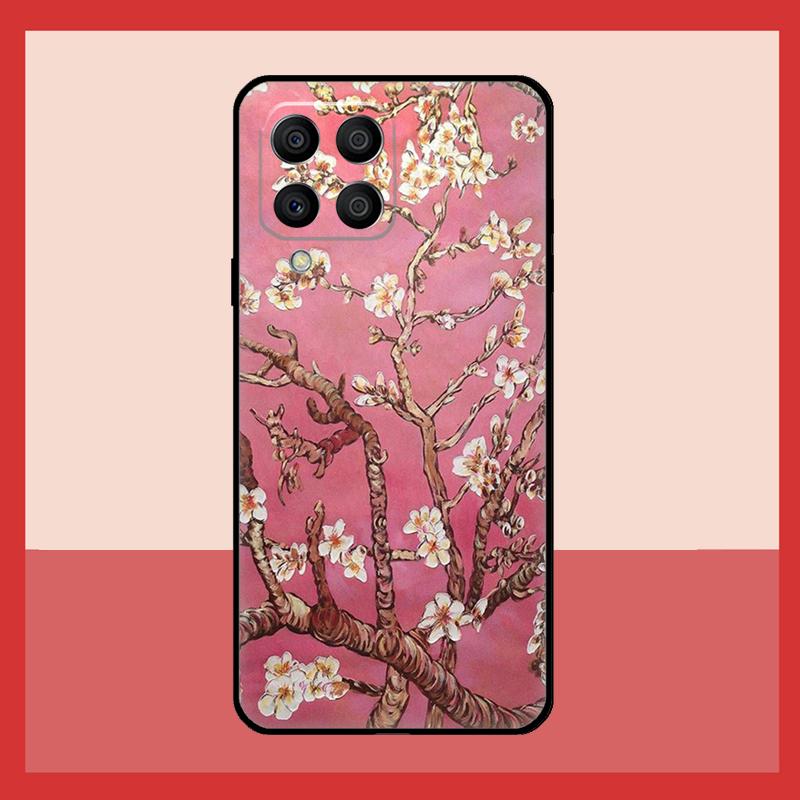 Чехол 'Цветущий миндаль' для Samsung Galaxy M56 M12 M06 M32 M52 M35 M55 M15 M11 M13 M14 M16 M36 M31 M53 M34 M54