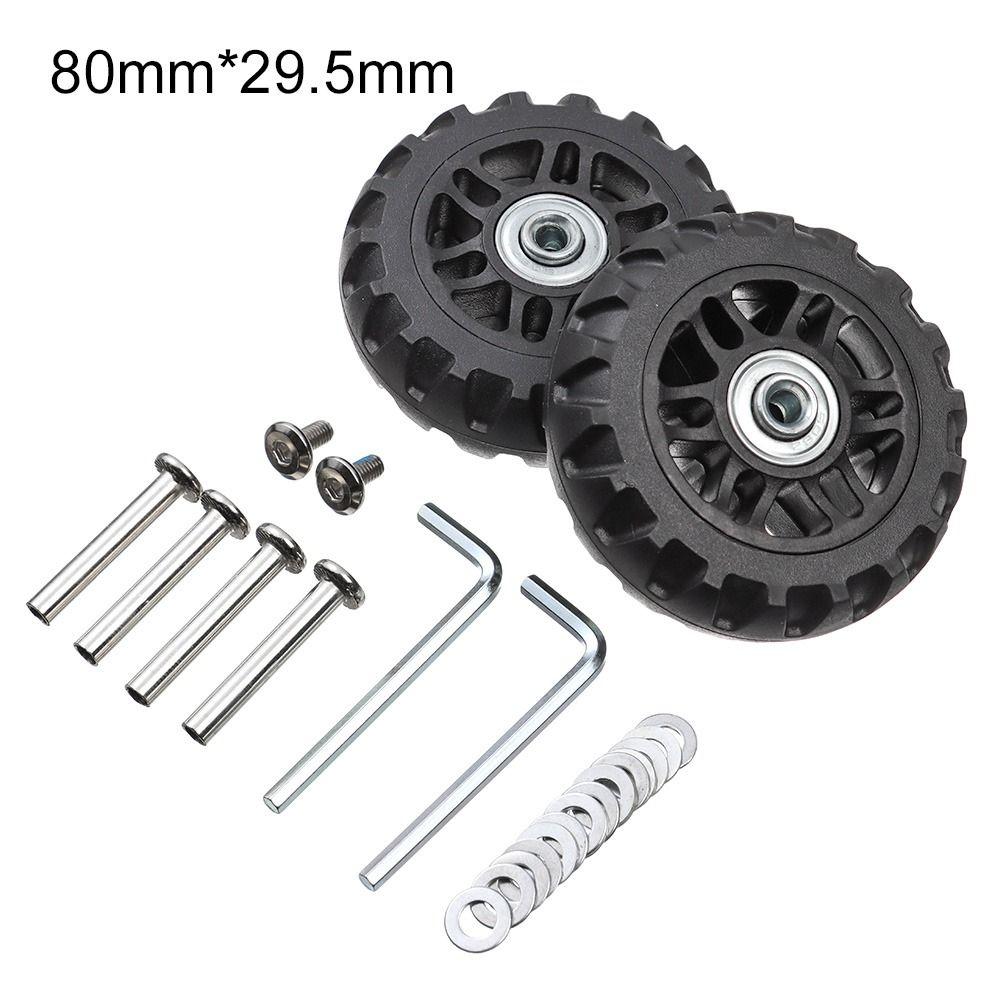 Replacement DIY Suitcase Parts Axles Replace Wheels Travel Luggage Wheels Caster Wheel Repair Kit