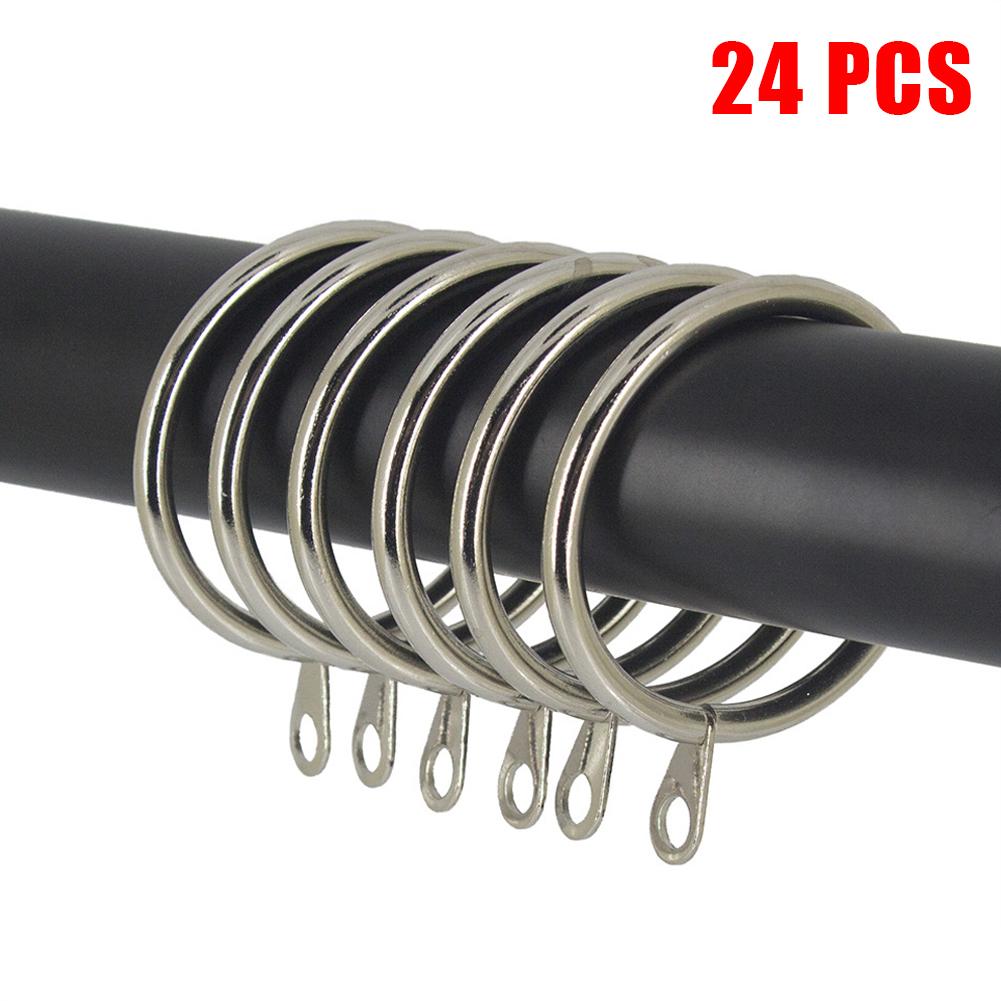 Сверхпрочные кольца для штор для карнизов и штанг, плавное скольжение, устраняют рывки и заедания, доступны в нескольких цветах