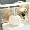 Pumpkin Shape Liquid Soap Dispenser Ceramic Pump Bottle Minimalism Foam Dispenser  Kitchen