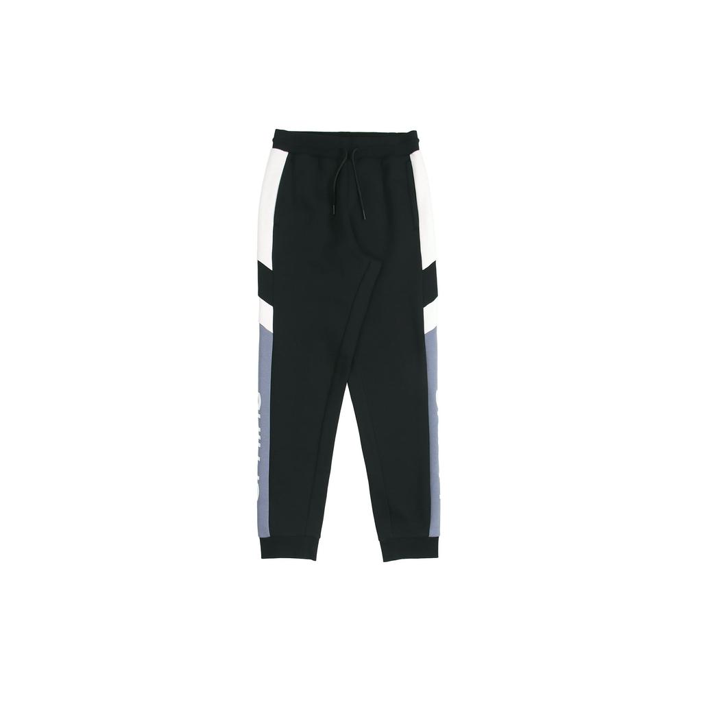 Li-Ning Fleece Lined Warm Casual Tapered Sports Pants Men Bottoms Black Blue AKLQA47-3