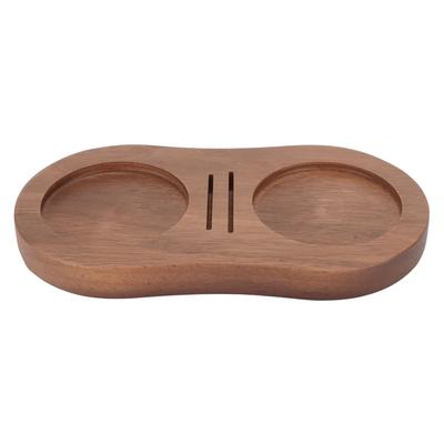 Держатель для темпера кофе Деревянная станция для темперовки кофейного порошка Основа 51мм 53мм 58мм Универсальный