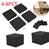 4-8pcs Rubber Pads For Chair Legs Anti Slip Mat Bumper Damper Silent Quality Square Self Adhesive Table Feet Protector Hardware