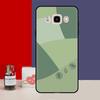 Эстетичный чехол Sage Green для Samsung Galaxy J7 J5 J3 J1 A3 A5 2017 2016 J4 J6 Plus A6 A7 A8 A9 2018 Задняя крышка
