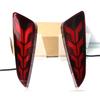 Car LED DRL Reflector Lamp Rear Fog Rear Bumper Brake Light For Toyota C-HR CHR 2016-