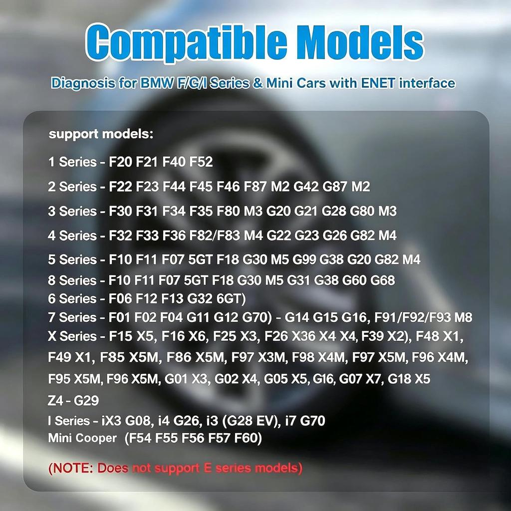 Кабель Enet OBD2 для кодирования BMW серий I/F/G, кабель OBD2 ENET RJ45, совместимый с E-SYS ICOM ISTA+ ISIS INPA Bootmod3 Bimmercode BimmerLink, OBDII на
