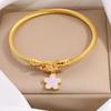 Steel Wire Light Luxury Five-flower Pendant Women's Fashion Niche High-end Bracelet