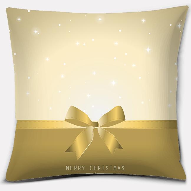 Золотое Рождественское украшение серии Подушка Подарок Украшение для дома и офиса Подушка Спальня Диван Автомобиль Чехлы