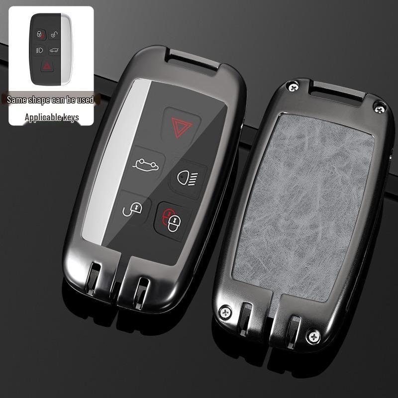 Чехол для ключа Land Rover для Range Rover, Defender, Velar, Evoque, Discovery 4, Freelander и Discovery 5 - Металлический чехол для ключа автомобиля.