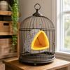 Plush Material Bird Hammock House Support Board Plush Bird Bedding Bird Roost House  For Parrot