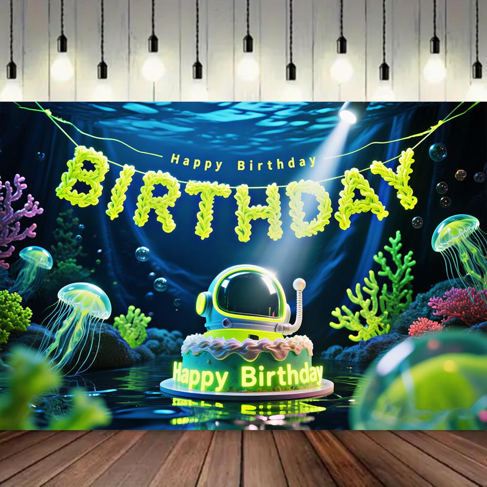 Красочный гобелен 'С Днем Рождения' Шары Радуга Дети Девочка Украшение на День Рождения Баннер Детская Вечеринка Фон для Фото Реквизит