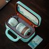 Portable Simple Tea Set Kit for Travel Outdoor Festive  Engraving Gongfu Tea Brewing Set Home Use