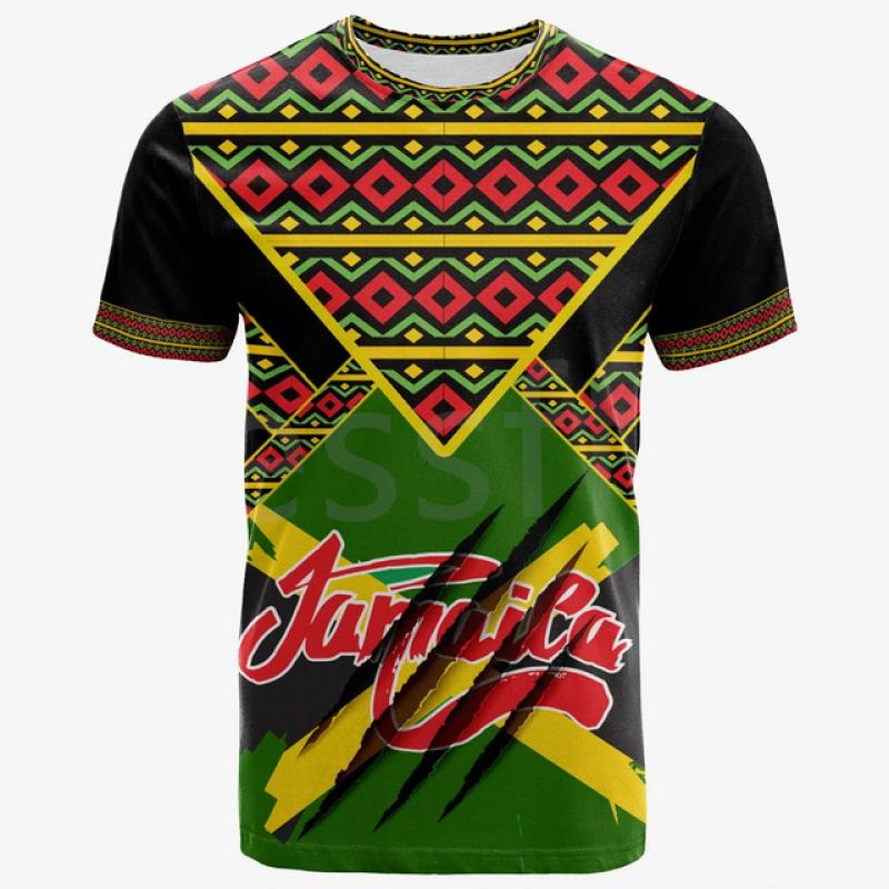 Tessffel Ямайка эмблема льва, летняя мода, топы с 3D принтом, футболка для мужчин и женщин, футболка с короткими рукавами, уличная одежда, стиль-4