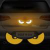 2pcs Devil Cat Eyes Warning Car Reflective Safety Tape Sticker for Auto Truck Motorcycle Trailer Safety Warning Strip