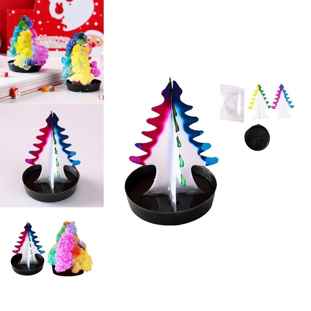 Волшебное бумажное дерево Сделай сам Рождественская елка с растущими кристаллами Ностальгическая игрушка для детей Идеальный подарок на Рождество