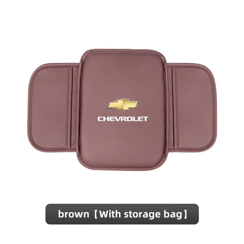 AABHL1 Car Leather Armrest Box Heighten Protective Pad Memory Foam Arm Rest Cushion For Chevrolet Silverado Impala Malibu Equinox Cruze