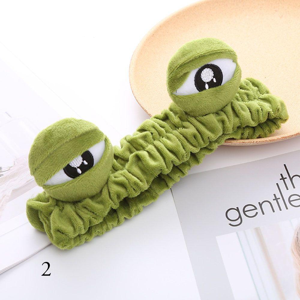 Обручи Резинки Девочка Женщины Широкополые Эластичные Повязки на Голову Смешная Повязка на Голову Лягушка Повязка для Мытья Головы Макияж