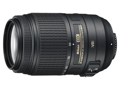 Nikon Телеобъектив с переменным фокусным расстоянием DX NIKKOR ED VR Только для формата Nikon DX AF-S 55-300mm f/4.5-5.6G
