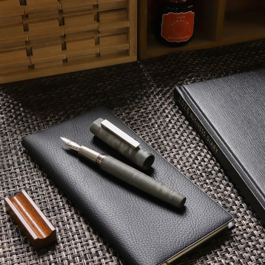 WANCHER Olympus Titan Nocturne Grey Fountain Pen Fine (F Nib)
