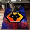Powerful Symbol Design Printed Office Carpet Chair Cushion  Entryway Rug, Rugs for Living Room, Bedroom Christmas gifts