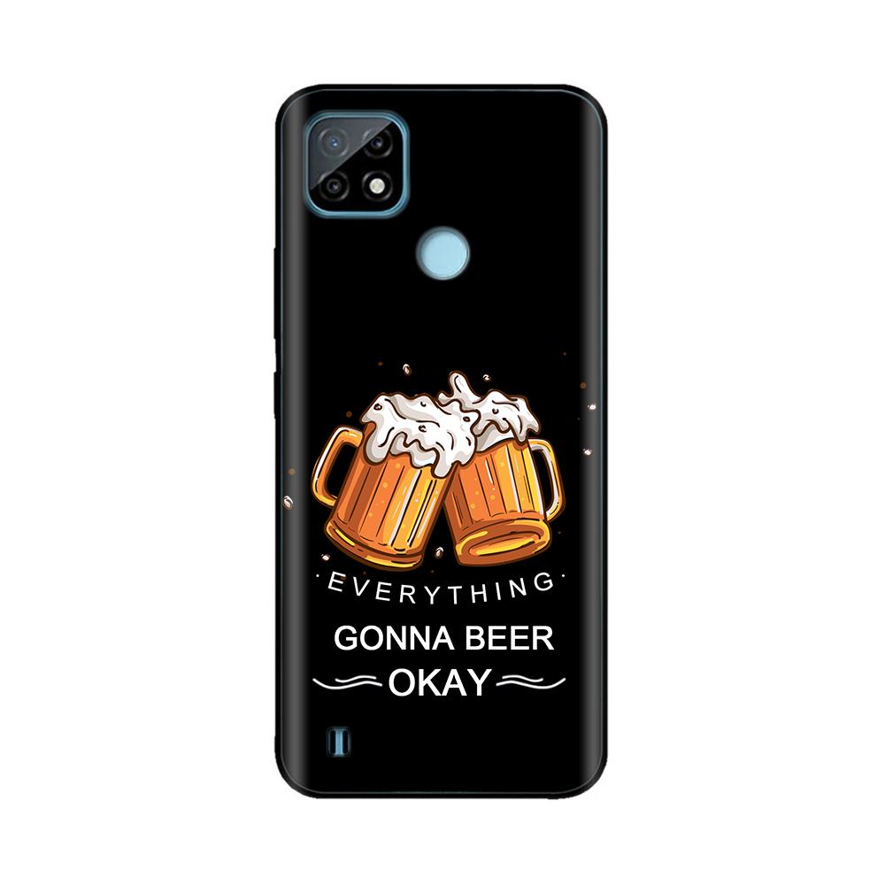 Чехол для Realme C21 Силиконовый Мягкий Милый Мультяшный Расписной Чехол для Телефона для Realme C21 C21Y C25 C25s Чехлы RealmeC25 C 21 Fundas Capa