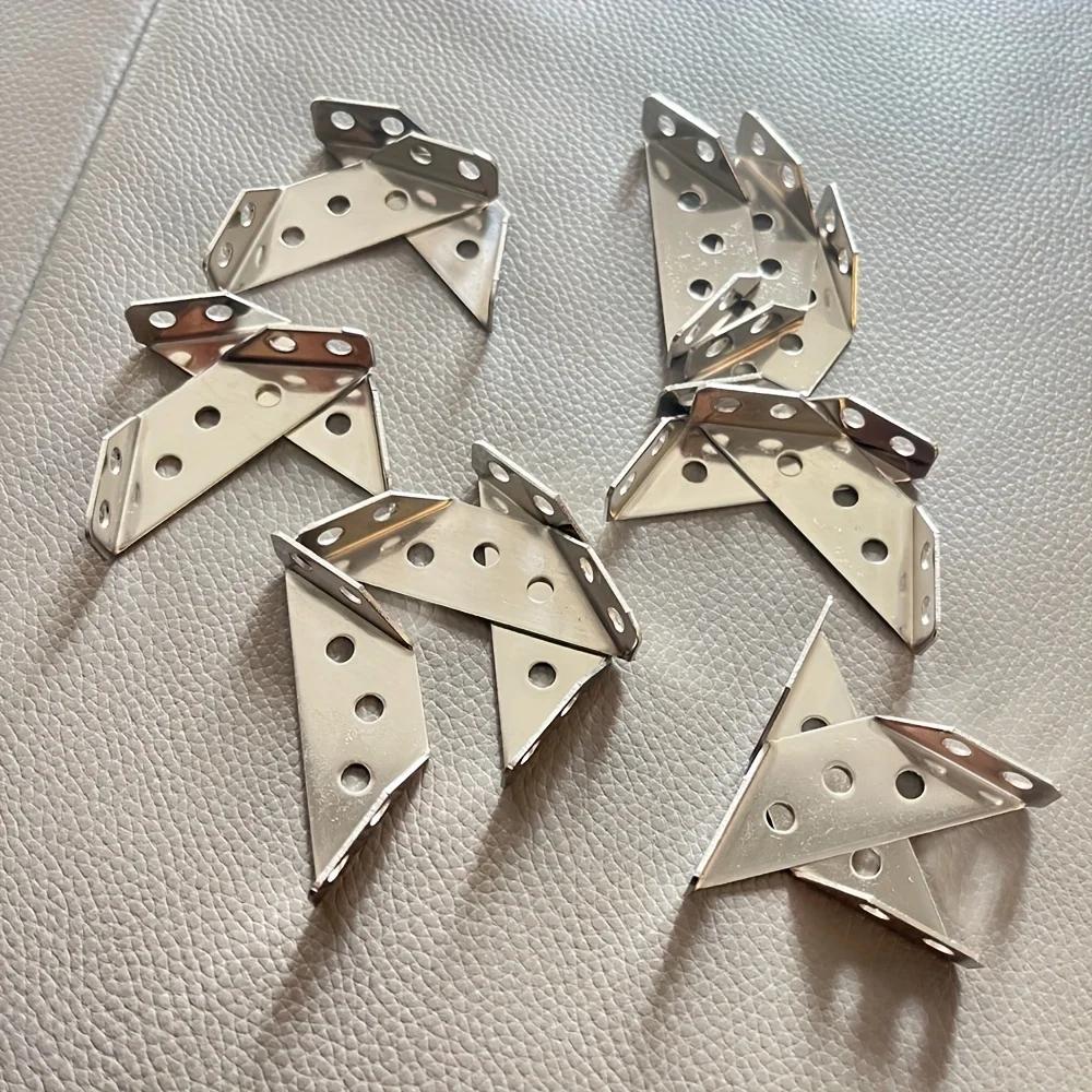 10/20/40/50 шт. Утолщенный угловой код из нержавеющей стали 90 градусов Прямой угол Фиксирующий кронштейн Мебельные соединители