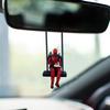Автомобильные аксессуары Deadpool, подвесные аксессуары для зеркал заднего вида автомобиля,
